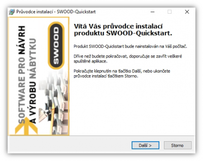 Instalační balíček | SWOOD Quickstart