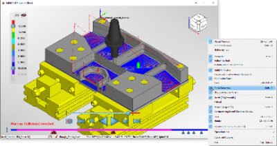 Standardní simulační moduly | SolidCAM simulace