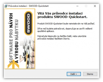 INSTALAČNÍ BALÍČEK | SWOOD Quickstart