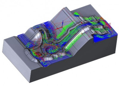 Turbo HSR hrubovací frézování | SolidCAM 3D frézování