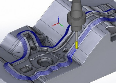 Turbo HSM dokončovací frézování | SolidCAM 3D frézování